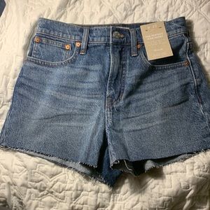 NWT Madewell The Perfect Jean Short size 25